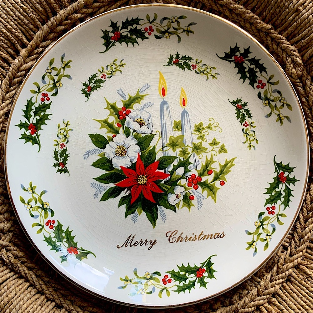 Merry Christmas Collector Plate